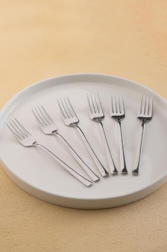 Karat Moon 6 Steel Sweet Fork Set - 4