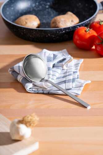 Çelik Servis Sos Kepçe - 20.5 cm - 2