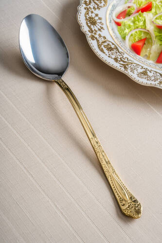 Karat Star Gold Servis Kaşığı - 30 cm - Acar