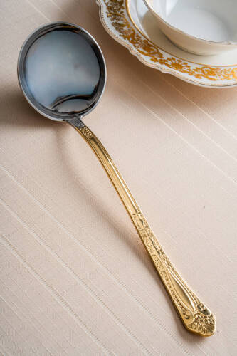 Karat Star Gold Servis Kepçesi - 28 cm - Acar