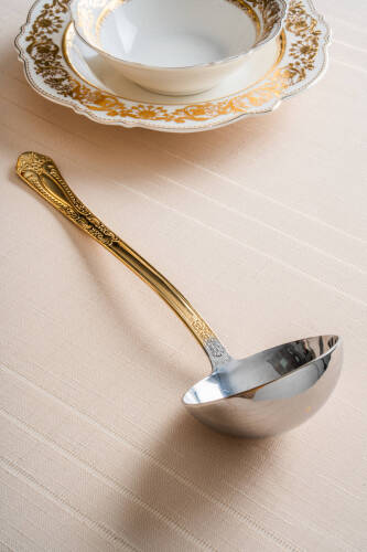Karat Star Gold Servis Kepçesi - 28 cm - 2