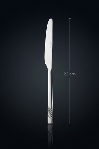 Karat Steel 6 Parça Yemek Bıçağı Takımı - 22 cm - 4