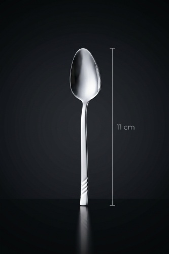 Karat Steel 6 Parça Çay Kaşığı Takımı - 11 cm - 4