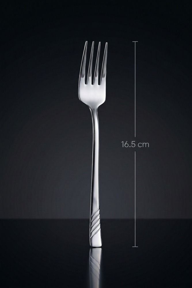 Karat Steel 6 Parça Tatlı Çatalı Takımı - 16 cm - 4