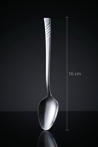 Karat Steel 6 Parça Tatlı Kaşığı Takımı - 16 cm - 4
