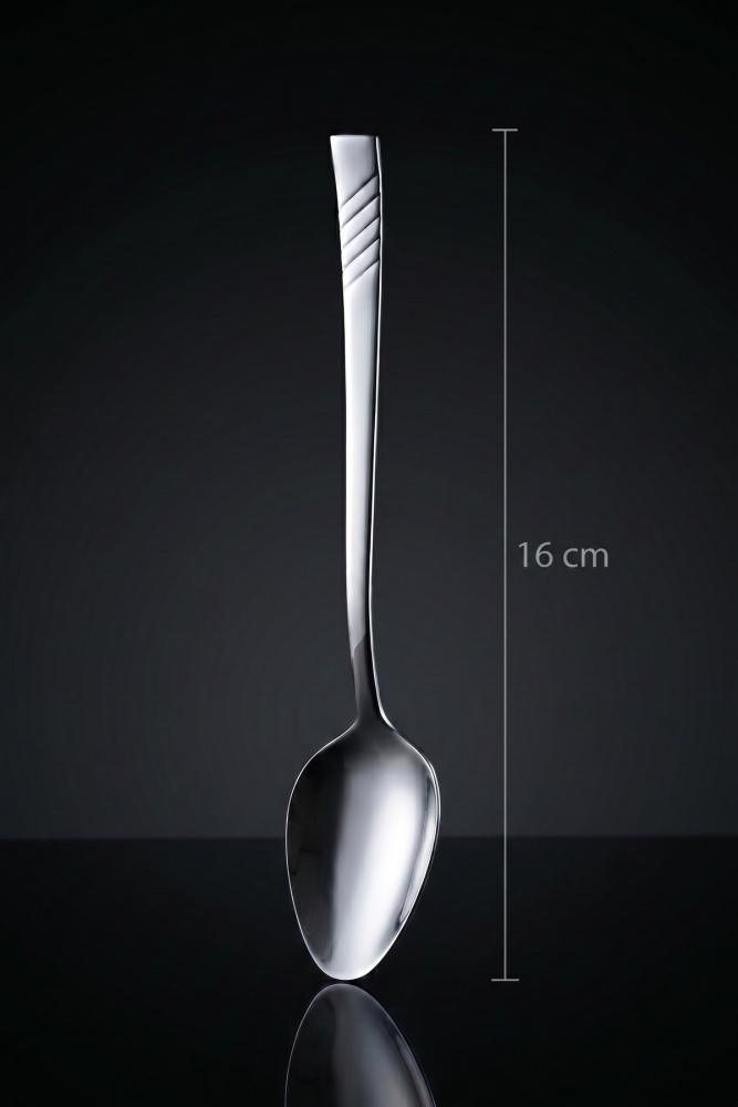 Karat Steel 6 Parça Tatlı Kaşığı Takımı - 16 cm - 4