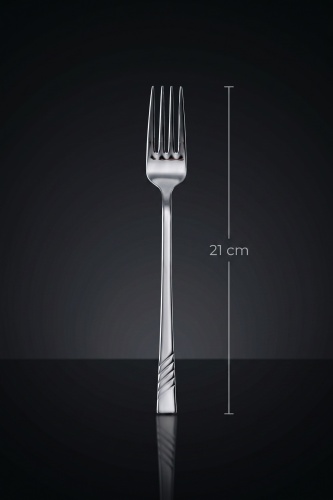 Karat Steel 6 Parça Yemek Çatalı Takımı - 5