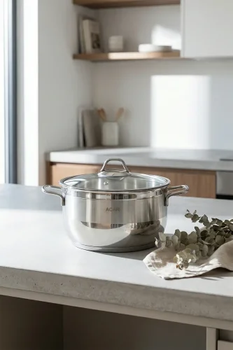 Karat Steel Deep Cookware - 24 Cm - 4