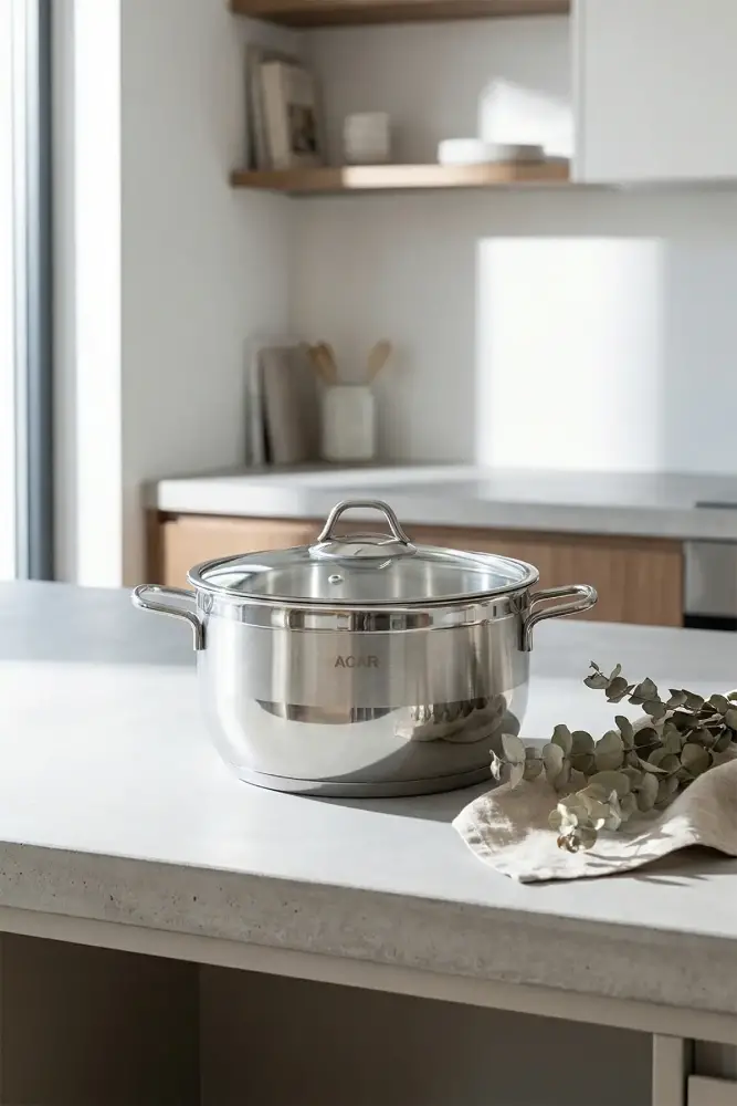 Karat Steel Deep Cookware - 24 Cm - 4