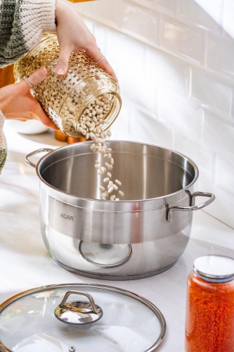 Karat Steel Deep Cookware - 28 Cm - 3
