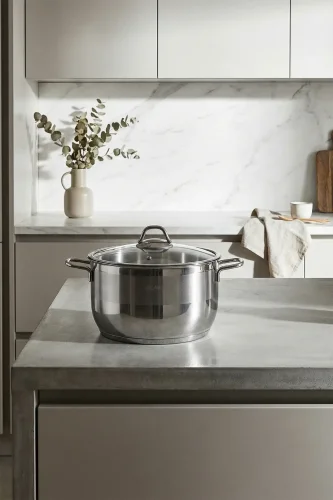 Karat Steel Deep Cookware - 28 Cm - 1