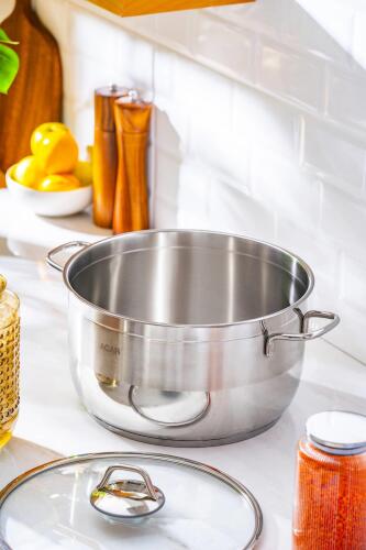 Karat Steel Deep Cookware - 28 Cm - 8