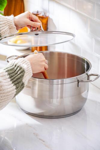 Karat Steel Deep Cookware - 28 Cm - 11
