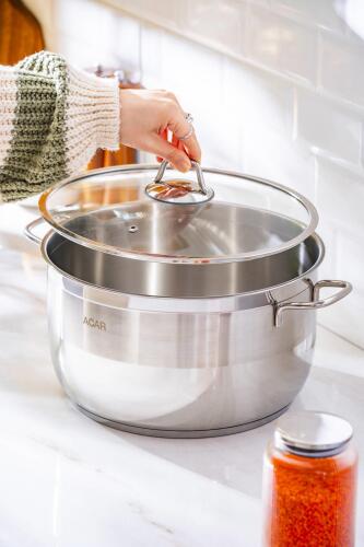 Karat Steel Deep Pot - 30 Cm - 2