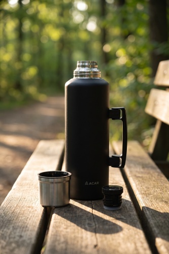 Karat X Inox Paslanmaz Çelik Termos Siyah - 2 L - 2