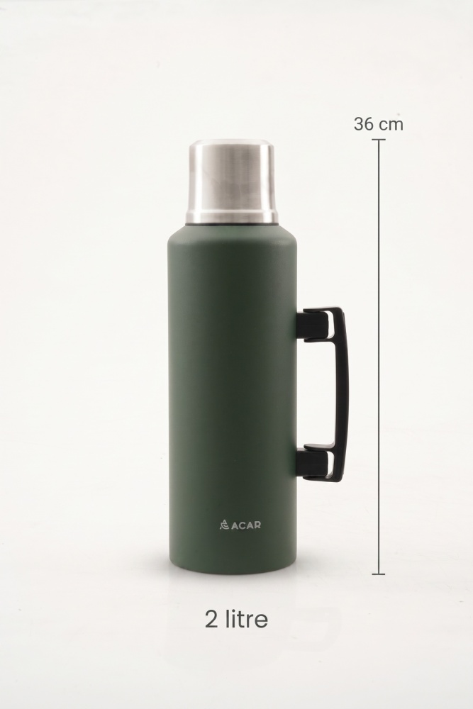 Karat X Inox Paslanmaz Çelik Termos Yeşil - 2 L - 4