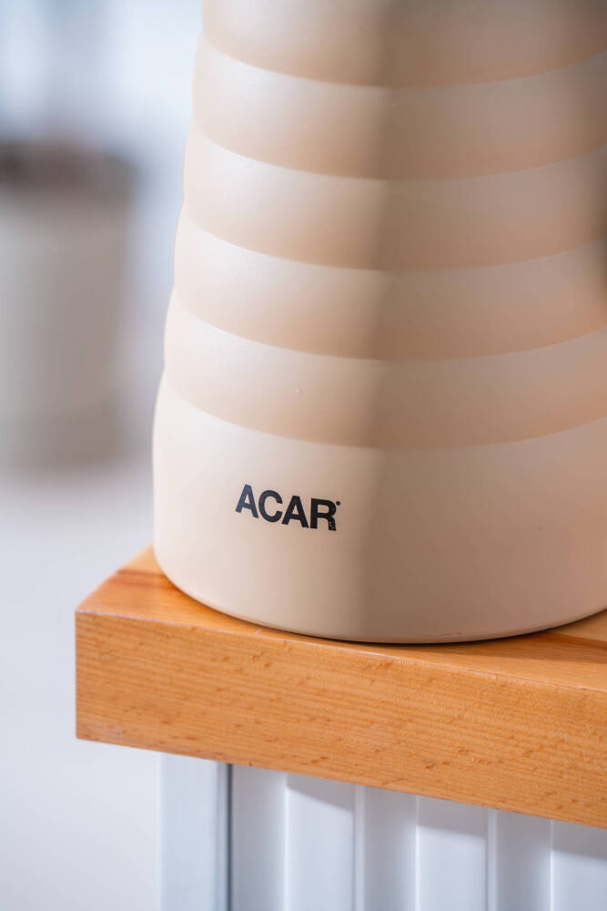 Karat X Paslanmaz Çelik Boğum Detaylı Termos Bej - 1.5 L - 3