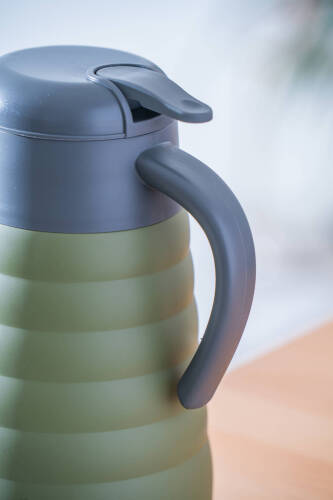 Karat X Paslanmaz Çelik Boğum Detaylı Termos Yeşil - 1.5 L - 2