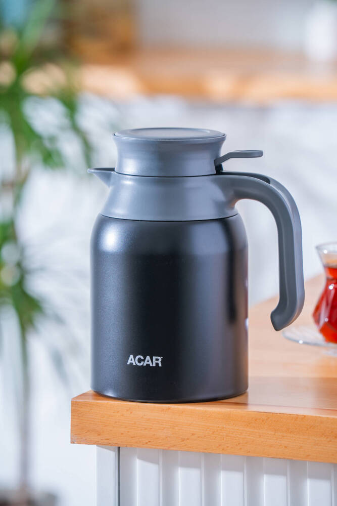 Karat X Paslanmaz Çelik Termos Siyah - 1.5 L - 1