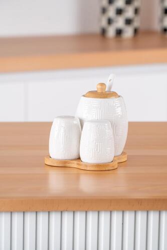 Karina 3 Lu Porcelain Spice/Saltluk Set - 3