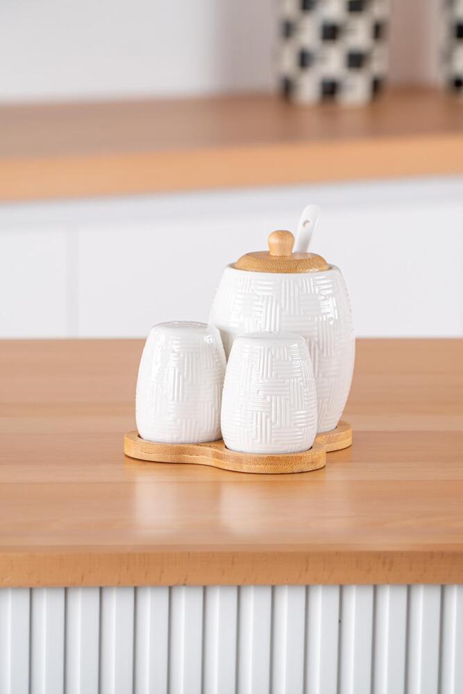 Karina 3 Lu Porcelain Spice/Saltluk Set - 3