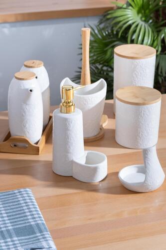 Kayla 8'li Porselen Mutfak Seti - Acar