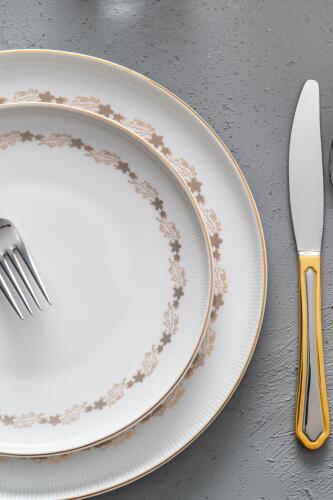 Kiara 57 Piece Porcelain Dinner Set For 12 Persons - 10
