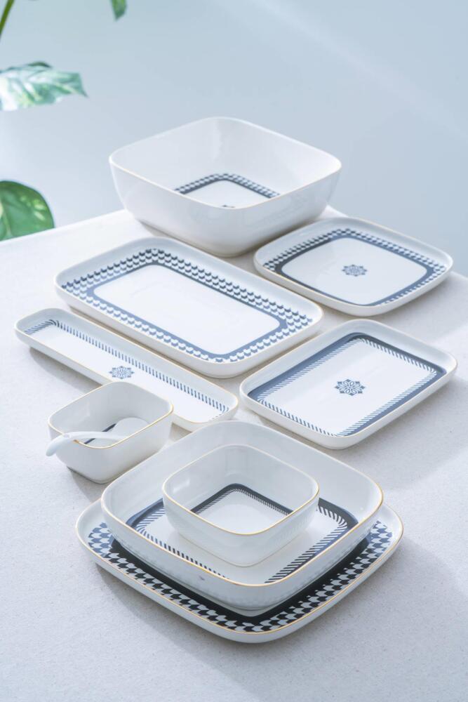 Kiara 6 Kişilik 45 Parça Kahvaltı & Yemek Takımı - 1