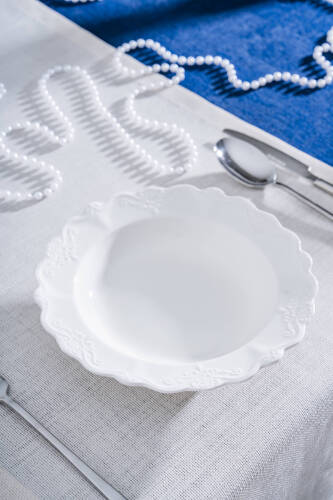 King Çukur Yemek Tabağı - 23 cm - Acar