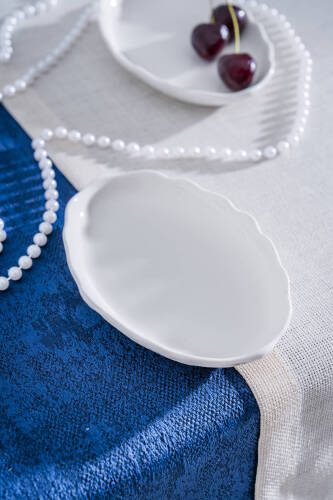 King Oval Kayık Tabak - 15 cm - 1
