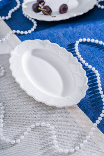 King Oval Kayık Tabak - 20 cm - Acar