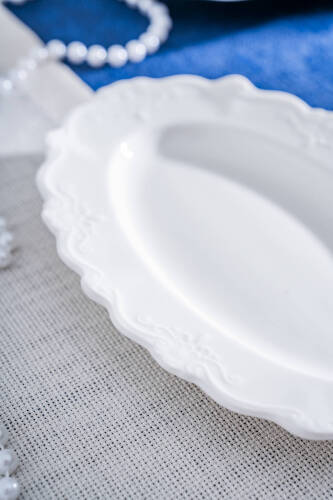 King Oval Kayık Tabak - 20 cm - 2