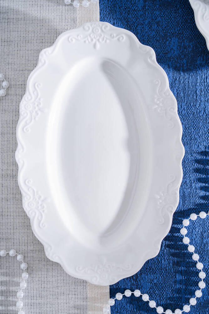  King Oval Kayık Tabak - 25 cm - 4