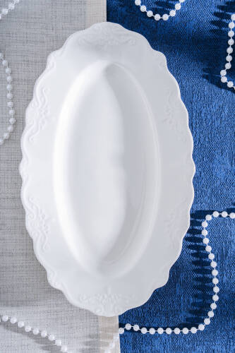 King Oval Kayık Tabak - 33 cm - 2