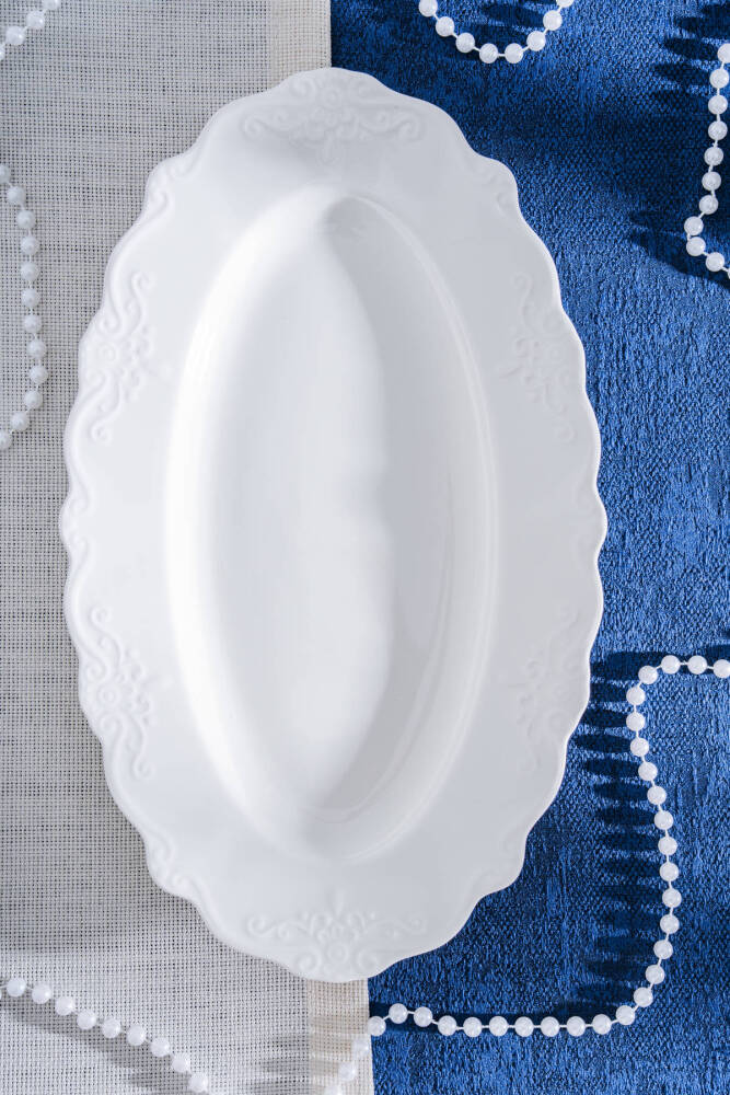 King Oval Kayık Tabak - 33 cm - 2