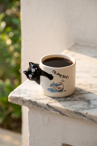Kitty Pamuk Porselen Kupa - 465 ml - 2