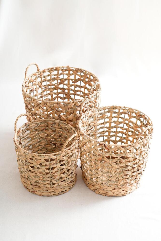 Klen 3-piece Wicker Laundry Basket - 4