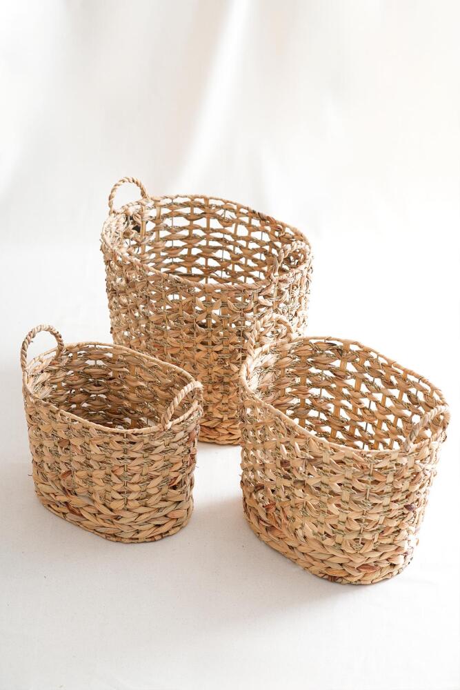 Klen 3-piece Wicker Laundry Basket - 4