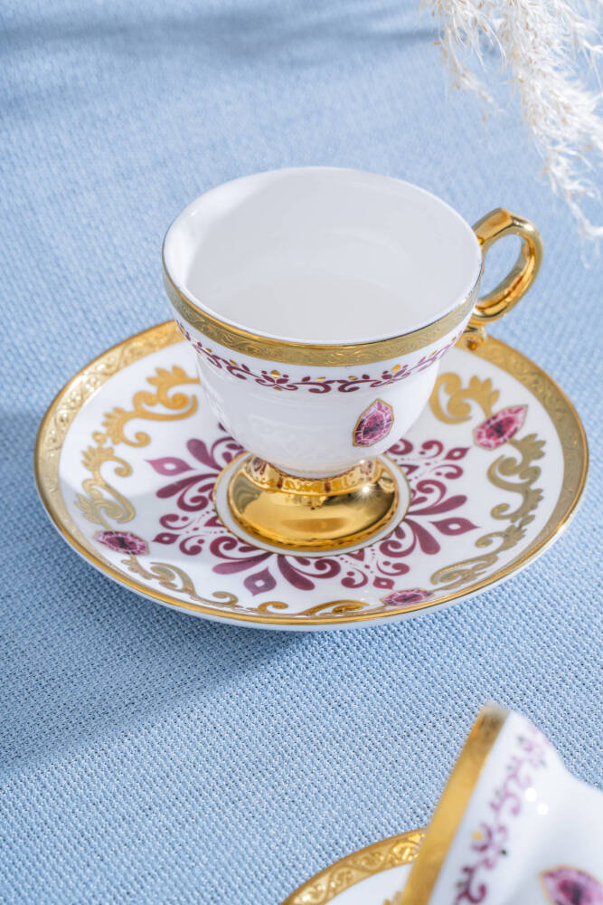 Kleodora 6 Kişilik Kahve Fincan Takımı - 90 ml - 2