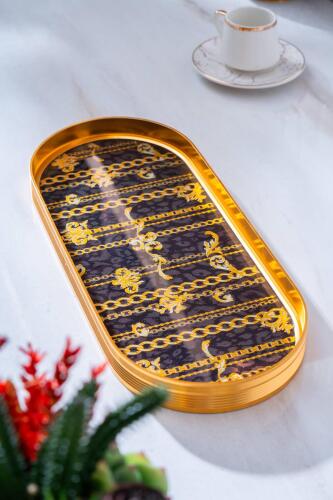 Kosmo Oval Cam Tepsi - Acar