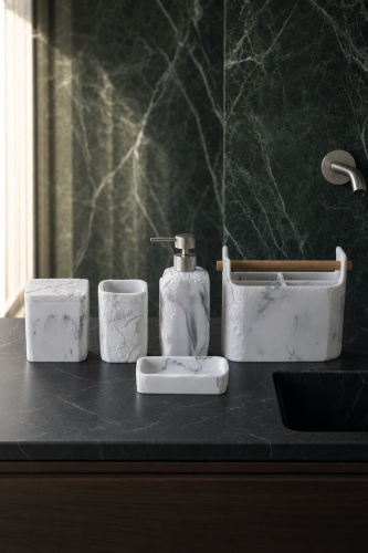 Laduree 5 Parça Banyo Seti Beyaz - 2