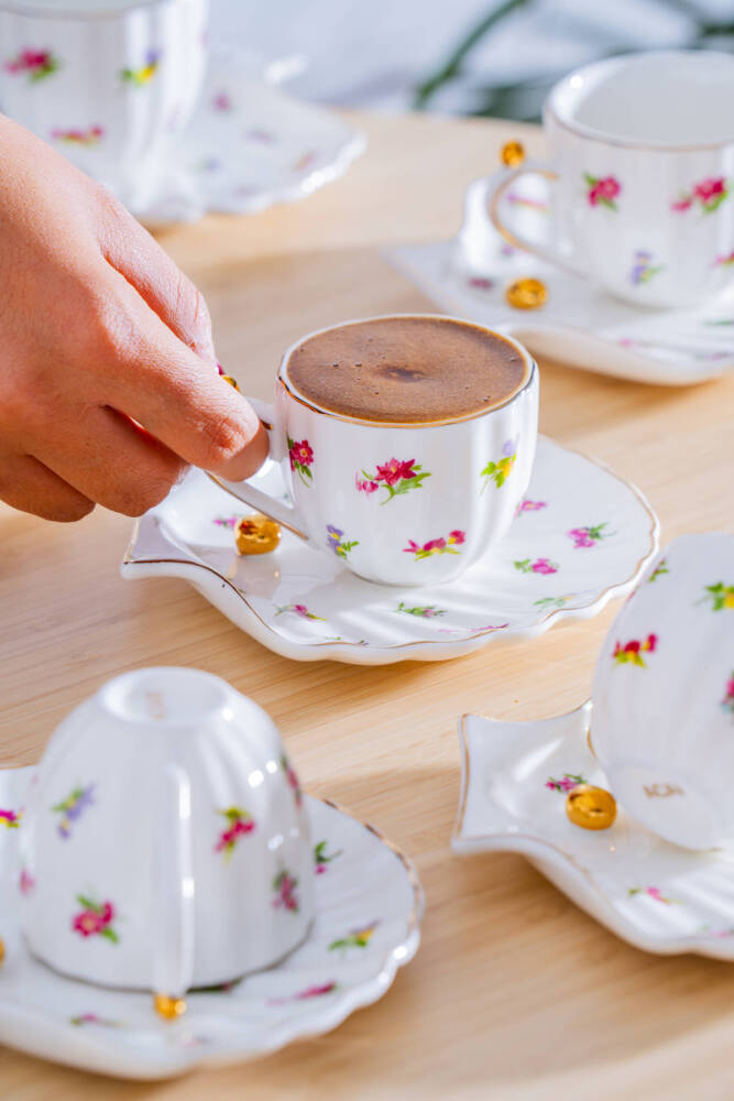 Ladurée 6 Kişilik Kahve Fincan Takımı - 75 ml - 3