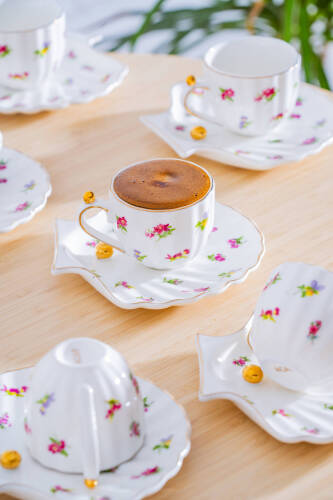 Ladurée 6 Kişilik Kahve Fincan Takımı - 75 ml - 5