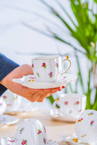 Ladurée 6 Kişilik Kahve Fincan Takımı - 75 ml - 9