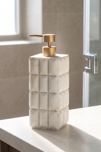 Laduree Mermer Desenli Sıvı Sabunluk Bej - 770 ml - 2