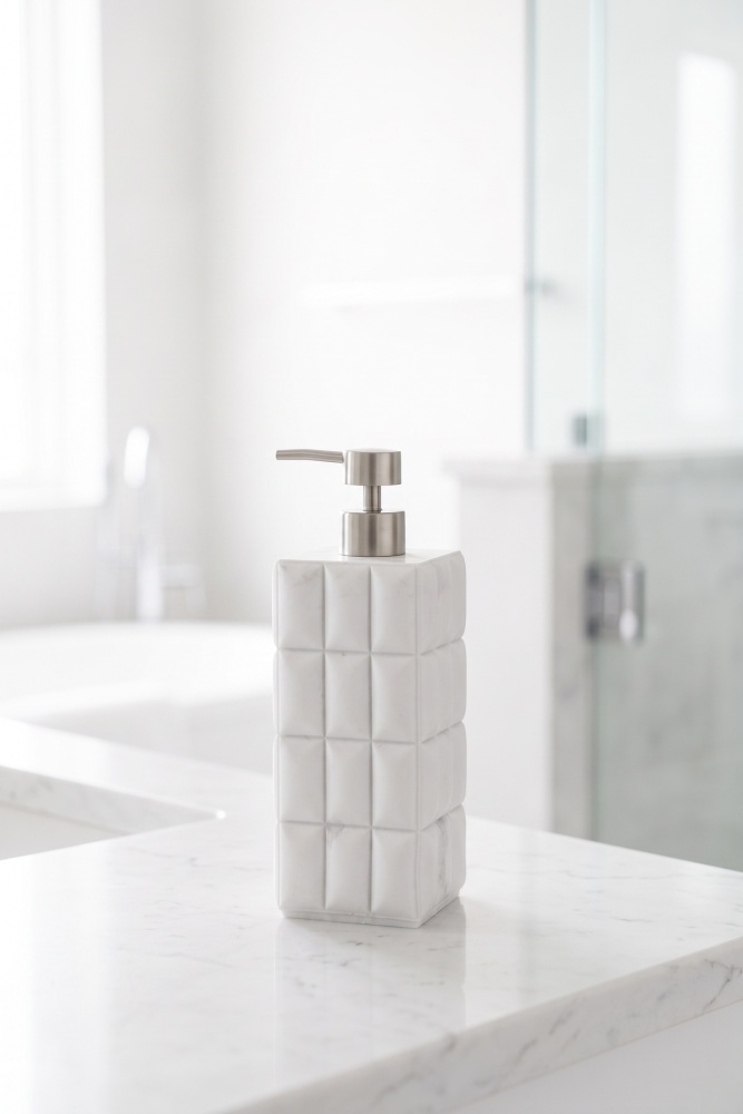Laduree Mermer Desenli Sıvı Sabunluk Gri - 770 ml - 1