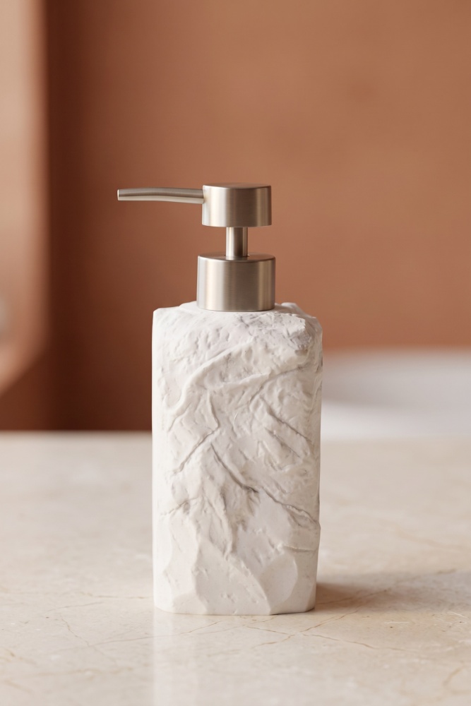 Laduree Taş Görünümlü Sıvı Sabunluk Beyaz - 420 ml - 2