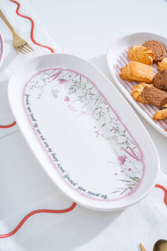 Laila 3 lü Kayık Tabak Seti - 2