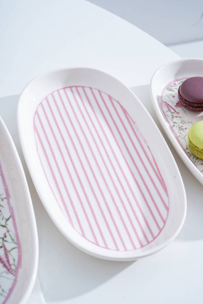 Laila 3 lü Kayık Tabak Seti - 4