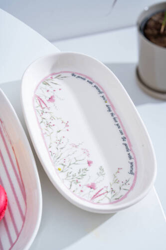 Laila 3 lü Kayık Tabak Seti - 5